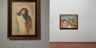 Ein Blick in die Ausstellung von Edvard Munch im Dialog